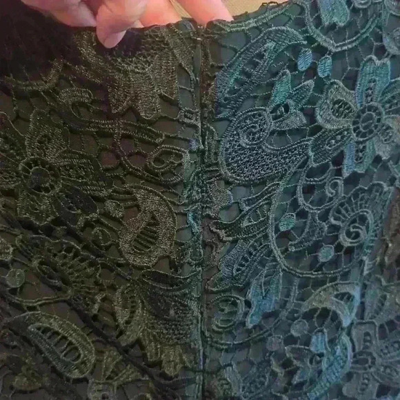 Ralph Lauren cocktail dress Teal Color - Picture 7 of 9